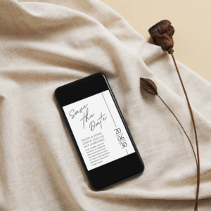 Digitale huwelijks uitnodiging, uitnodiging voor trouwdag, uitnodiging maken, goedkope uitnodiging