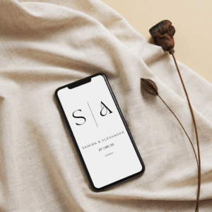 Digitale huwelijks uitnodiging, uitnodiging voor trouwdag, uitnodiging maken, goedkope uitnodiging